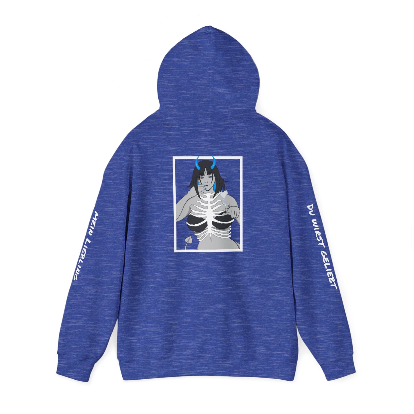 [Hellfire Blue] Unisex Heavy Blend™ Hooded Sweatshirt