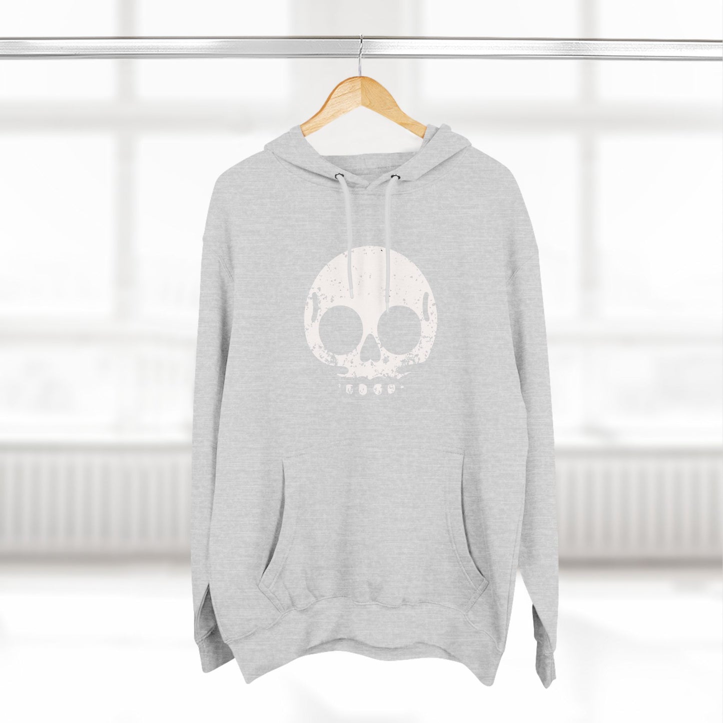 [Skully] Three-Panel Fleece Hoodie
