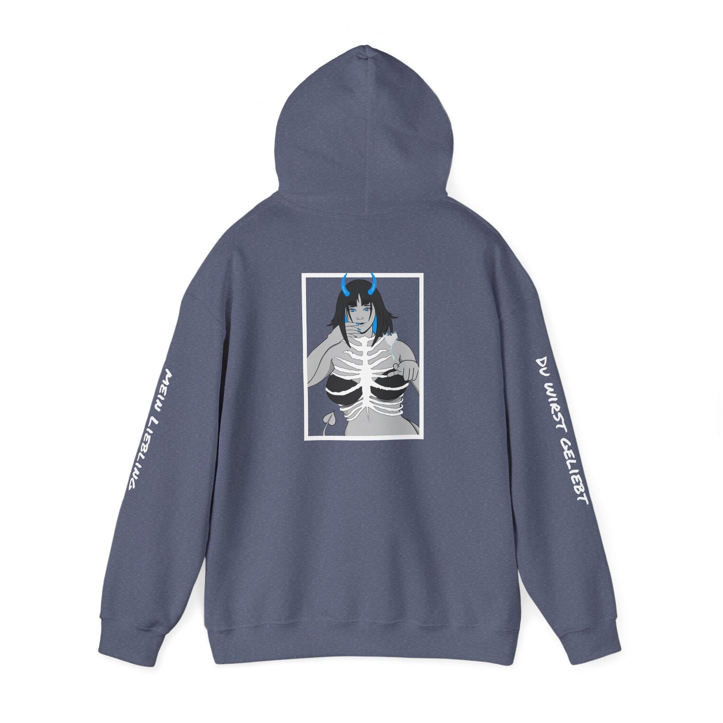 [Hellfire Blue] Unisex Heavy Blend™ Hooded Sweatshirt