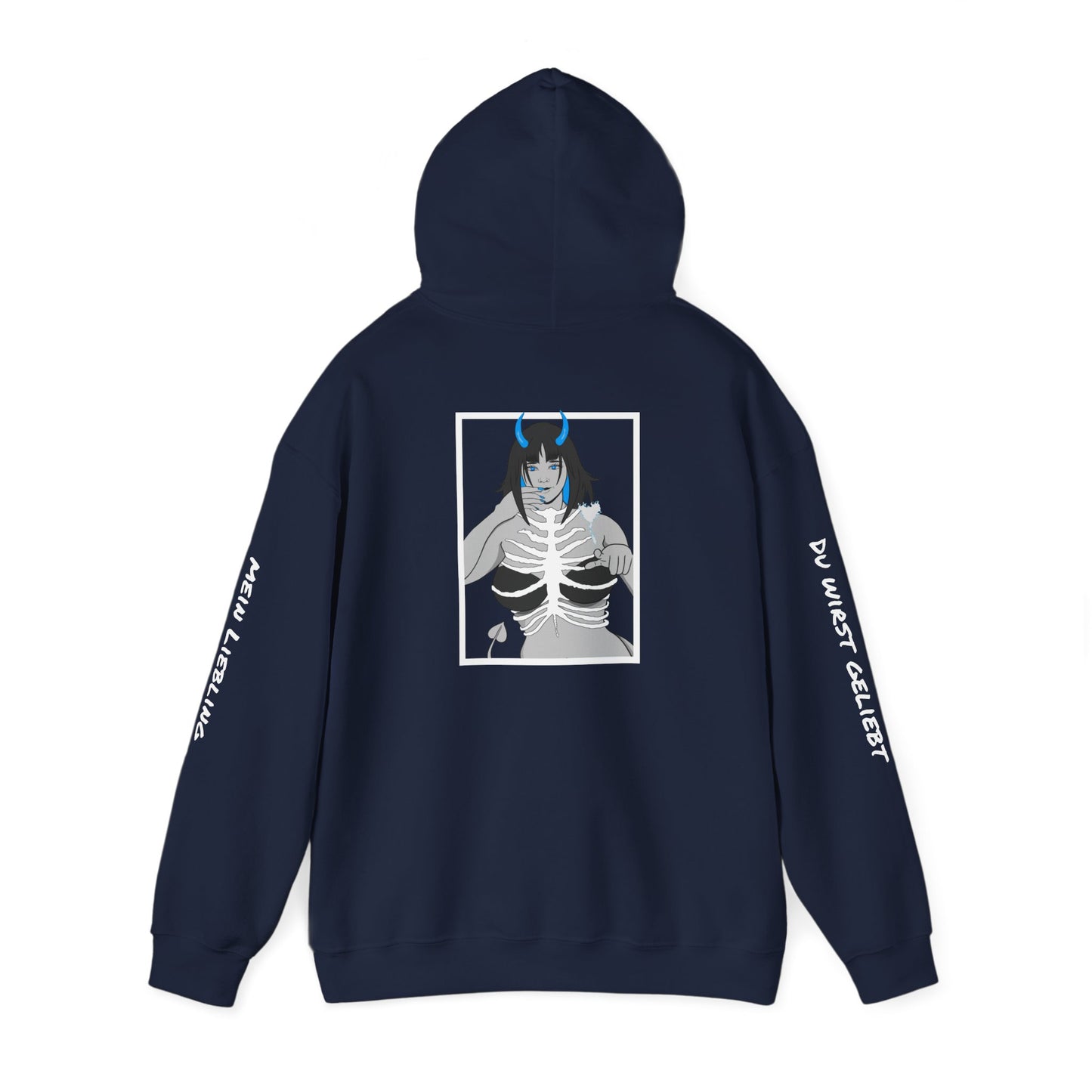 [Hellfire Blue] Unisex Heavy Blend™ Hooded Sweatshirt